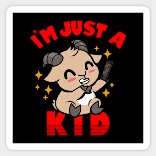 Cute Kawaii Goat Animal Pun Meme Gift For Kids Sticker